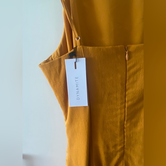 NWT Dynamite Jennifer Ruched Dress, Size Small - Picture 6 of 7